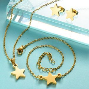 Conjunto mujer acero inoxidable moda Estrella