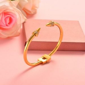 Pulsera mujer estilo picos acero inoxidable