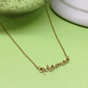 Collar y dije mujer acero inoxidable moda mama