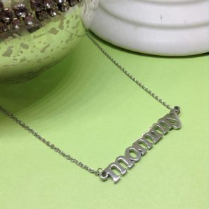 Collar mujer acero inoxidable mommy