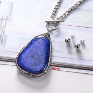 Conjunto collar y aretes modelo kb423