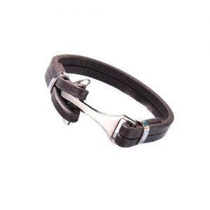 Pulsera hombre cuero mod ancla