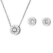 Conjunto collar y aretes modelo kb552B