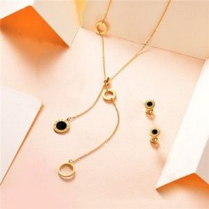 Corbatero dor estilo bvlgari aro con aretes