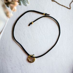 Choker aro dorado AI 316L
