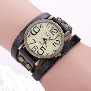 Reloj CCQ vint cuero negro jw0199