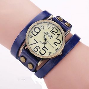 Reloj CCQ vint cuero azul jw0199