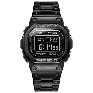 Reloj Sanda 390 digital sport acero negro