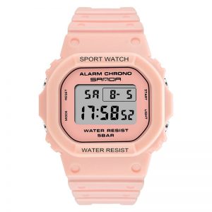 Reloj Sanda Digital Unisex mod 293 color rosa