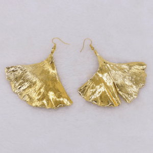 Aretes gota hoja natural mod KB291