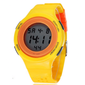 Reloj digital unisex Shhors 2218 amarillo