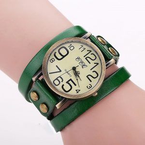 Reloj CCQ vint cuero verde jw0199