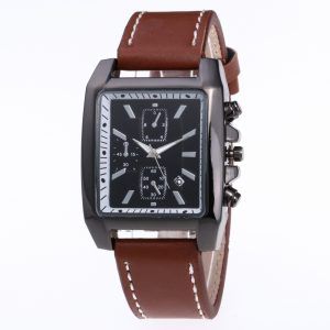 Reloj Caballero MW-055 cafe dial negro
