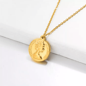 Collar dorado Elizabeth