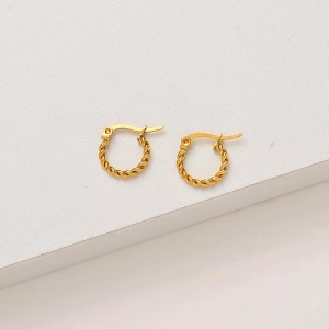 Aretes trenzados 13 mm