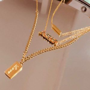 Collar 3 lienzos moda amor