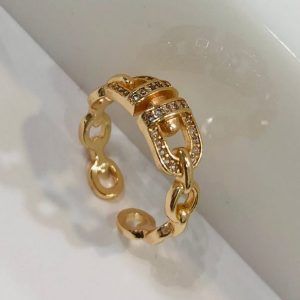 Anillo ajustable zirconias