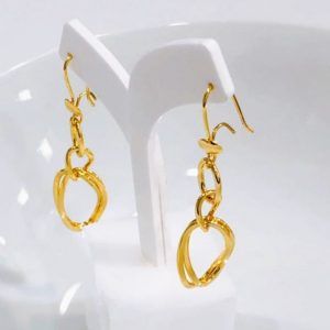 Aretes aros largos