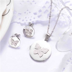 Conjunto collar y aretes modelo kb330B