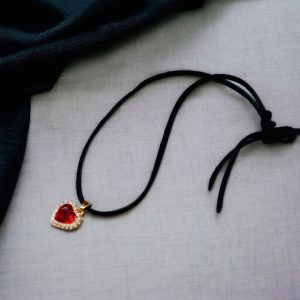 Choker piedra roja mod11769