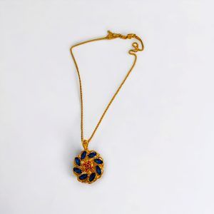 Collar dije giratorio azul mod 11788