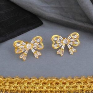 Aretes Moño acero de titanio mod 11682