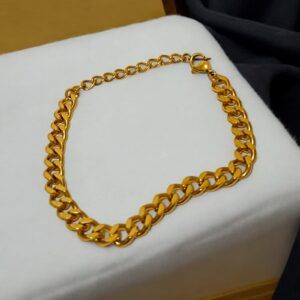 Pulsera caballero acero inoxidable dorada mod11795