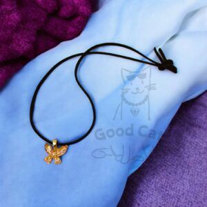 Chocker dije mariposa rosa mod11772B