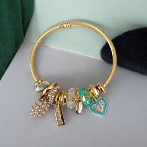 Pulsera acero inoxidable Chapado en oro mod11857