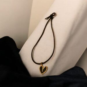 Chocker corazon acero inoxidable mod11809