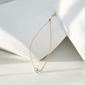 Collar corazones acero inoxidable mod11831