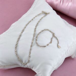 Pulsera y collar acero inoxidable mod11865