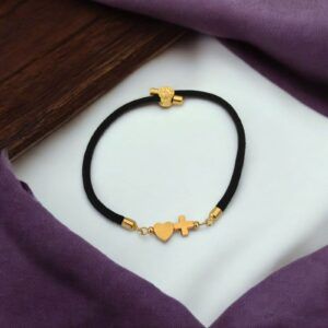 Pulsera acero inoxidable y nylon mod11876