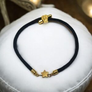 Pulsera acero inoxidable y nylon mod11896
