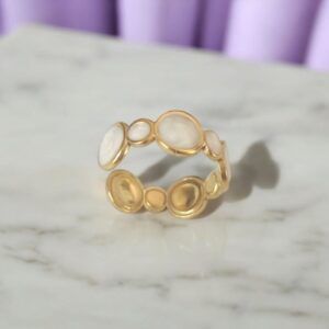 Anillo Acero Inoxidable CH-O 18k mod11897