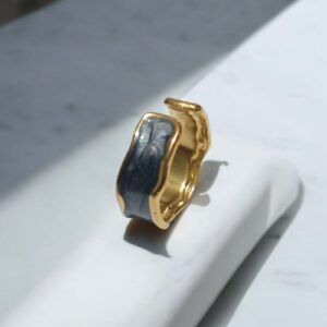 Anillo Acero inoxidable CH-O 18k mod11915