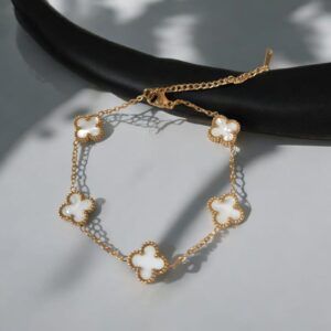 Pulsera trebol acero inoxidable CH-O 18k mod11920