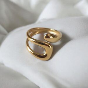 Anillo acero inoxidable CH-O 18k mod11925