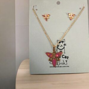 Conjunto collar y aretes mod11940