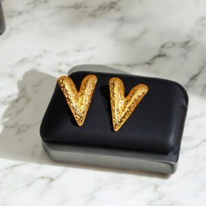 Aretes Corazón Acero inoxidable mod11942