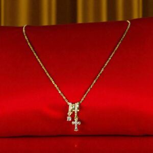 Collar Cruzar Acero Titanio mod11945