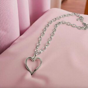 Collar Acero inoxidable corazon mod11997
