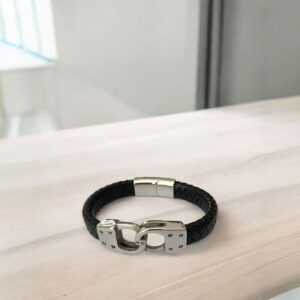 Pulsera caballero cuero genuino mod11252