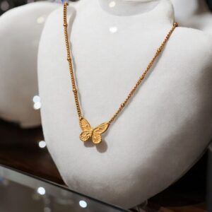 Collar mariposa Acero inoxidable mod12096