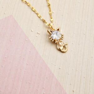 Collar gato Acero inoxidable CH-O 18k 12143