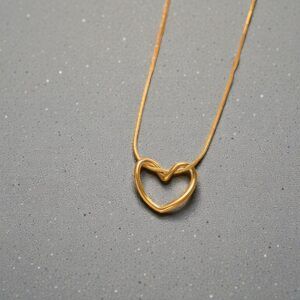 Collae corazon acero titanio collar mod12147