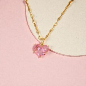 Collar corazon Acero Titanio mod12228