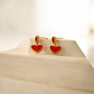 Aretes Acero Inoxidable corazon mod12171