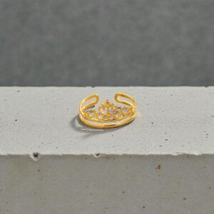 Anillo acero inoxidable corona mod12265